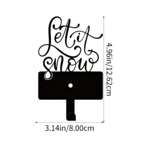 CIFbuy™ 2 pcs Elegant Metal Hooks Multi-Function Key Belt Wall Organizer (TikTok, temu pick-up service)