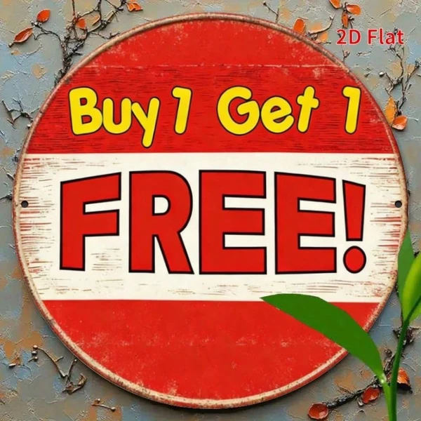 CIFbuy Vintage Aluminum Sign 8x8 2D Flat Printed Metal Plaque, "" Metal Plaque, Retro Wall Decor For Bedroom Bathroom Office RestaurantTikTok, TikTok, Temuemu Self-pickup Logiraics