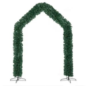 240X40X260cm 1650 Branches PVC Christmas Arch Holiday Arch Decoration Green