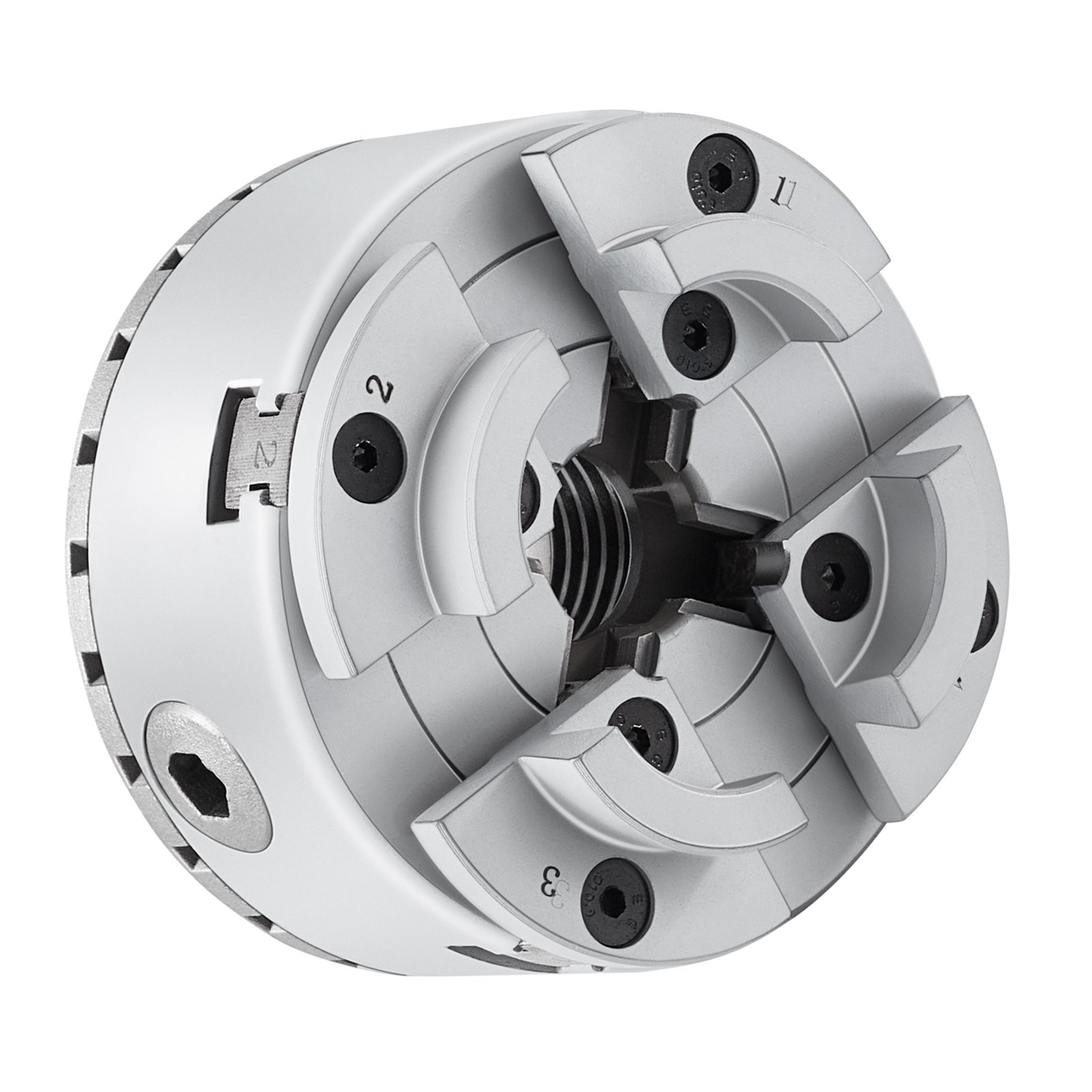 KP2-3/4 Lathe Chuck, 4-Jaw 2.75" Diameter, Metal Lathe Chuck Turning Machine Accessories, Self-centering Tool, For Lathe, Precision Machining, Grinding Machines, Milling Machines