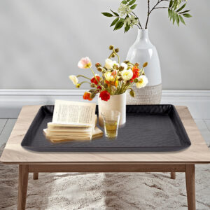 Vanity Tray Hammered Rectangular Vanity Tray With Padded Bottom Oil Rubbed Bronze Finish