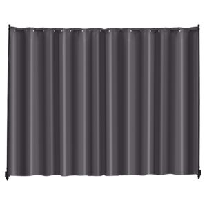 Room Divider, Portable Panel Room Divider With Wheels Curtain Divider Stand, Freestanding Room Divider Privacy Screen For Office, Bedroom, Dining Room, Study