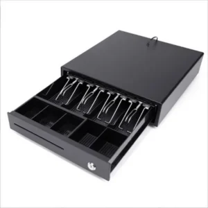Electrically Opening Cash Drawer, Space-Saving Money Drawer With Coin & Banknote Tray
