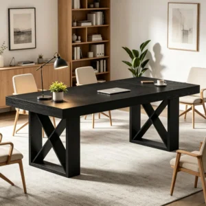 Rustic Conference Table for Office