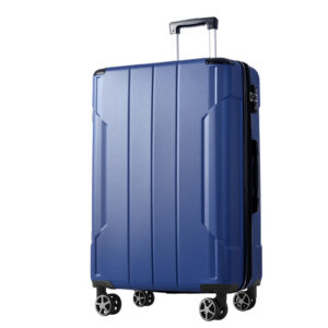 Hardshell Luggage, Lightweight Durable ABS Suitcases With Double Wheels, Expandable 28-inch Checked Luggage 28 Blue